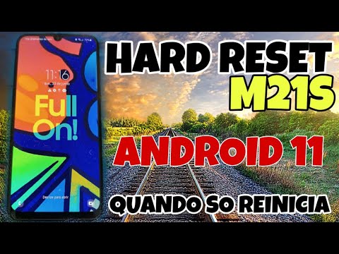 HARD RESET SAMSUNG M21S NO ANDROID 11 QUANDO ELE SÓ REINICIA / DESBLOQUEAR FORMATAR